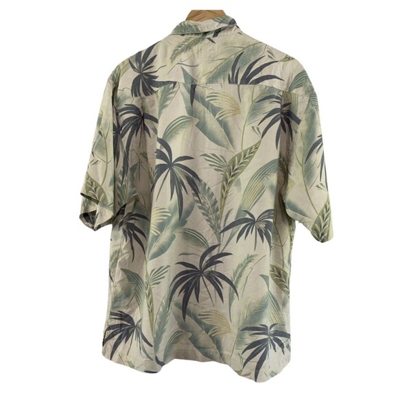 Tommy Bahama Palm Floral 100% Silk Button Down Hawaiian Shirt Men’s Size Medium - Picture 8 of 8